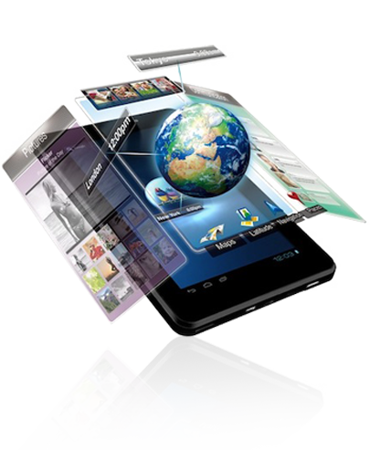 Mobile web devices illustration